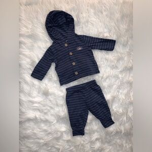 2 Piece Baby Boys Matching Outfit Hoodie Pants